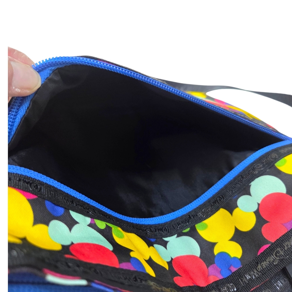 Disney Parks Mouse Icons Crossbody Bag Handbag Purse  Multicolred Black Mickey - Picture 7 of 16